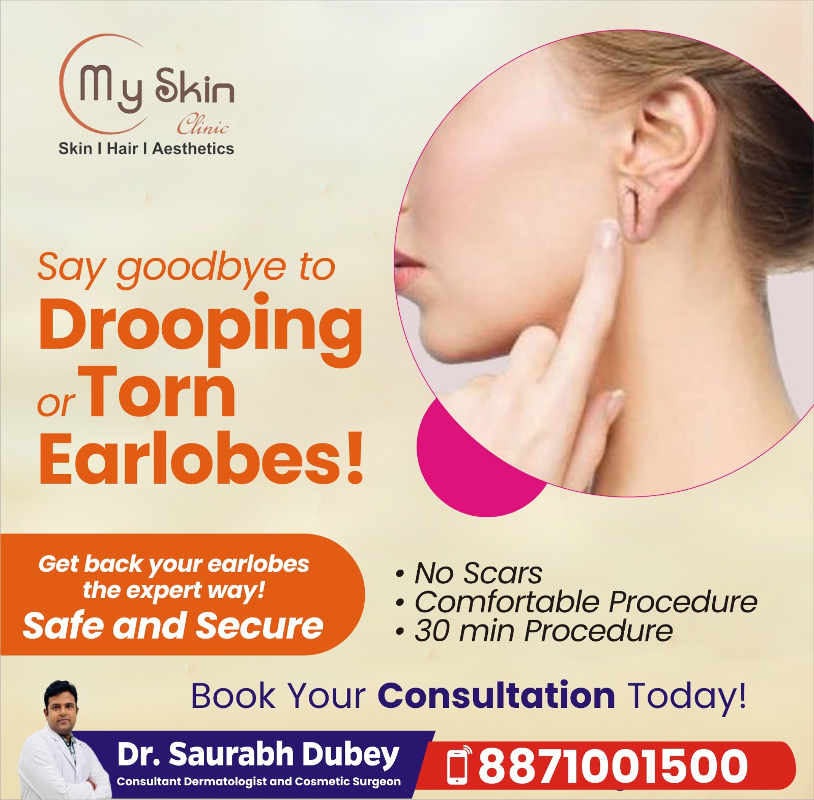 Best Doctor for Earlobes Treatment in Indore 